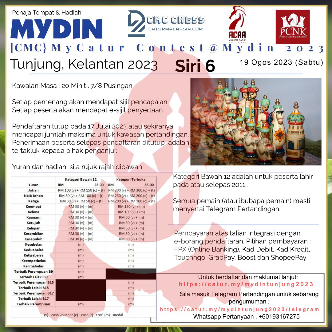 MyCatur Contest @ Mydin 2023